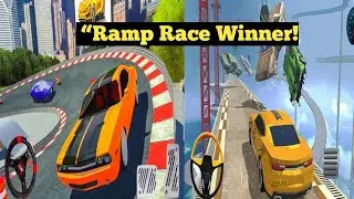 Extreme Ramp Racing with One Car | Car Stunt Racing Gameplay#car #car stunt#Car game