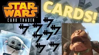 Opening PACKS and showing off my COLLECTION | Star Wars Card Trader