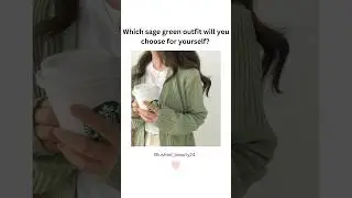 Which sage green outfit will you choose for yourself pt 8 #aesthetic #aestheticoutfit #outfit #green