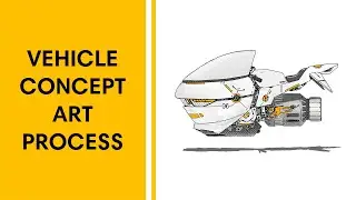 Procreate Art - Sci-fi Vehicle Concept Art 006 | DSB Artwork