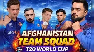 Afghanistan Team Squad for T20 World Cup 2026 😱 #iccworldcup #afganistancricket #viralvideo 