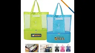AG CBG3  Naper 2in1 Mesh Beach Cooler Tote Bag