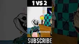 freefire Troll face editing 😜| I am Hero🙅1 vs 2 #shortsfeed #shortvideo #viral #freefire #trending