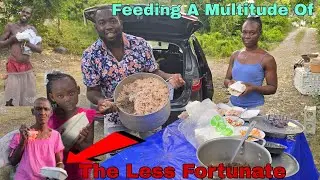 Feeding A Multitude Of the less fortunate with top class chicken, it was a huge success. 