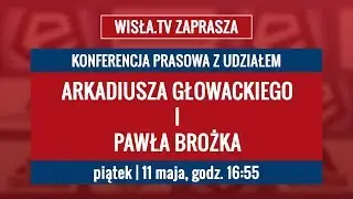 Arkadiusz Głowacki i Paweł Brożek - pożegnalna konferencja prasowa