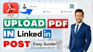 How to Upload PDF & Carousel on LinkedIn | Post Documents & Certificates Easily!