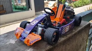 LEGO TECHNIC 42048 UNBOXING AND SPEED-BUILDING (RACE CAR VERSION)