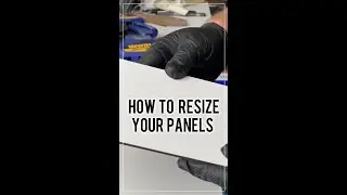 How to Resize your Artefex ACM Panels