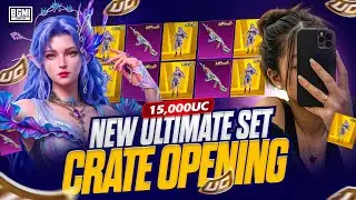 😱 NEW ULTIMATE PHANTASIA SIREN SET | LUCKIEST CRATE OPENING 600 UC #bgmi #crateopening #pubgmobile
