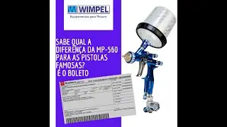 Pistola de Pintura MP-560 Disk Pistola a nova linha entre o artista e suas ferramentas.