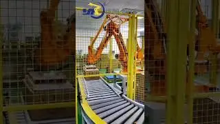End-of-line packaging machinery,parallel robot pick and place,robot palletizer