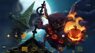 Halloween Witch Eater PS4 Dynamic Theme