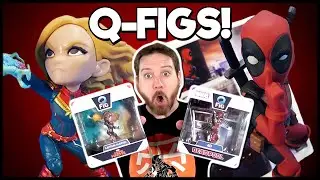 DEADPOOL in 4D! New Marvel Deadpool Q Fig Diorama Unboxing & Review + Captain Marvel Q-Fig from Qmx!