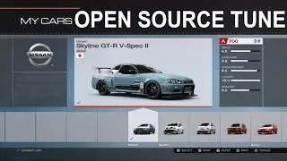 Nissan GT-R R34 Open Source Tune + Build ( A class Forza 5 )