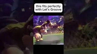 dk dances to let's groove #donkeykong #dk #letsgroove #earthwindandfire #viral #edit #shorts #fyp