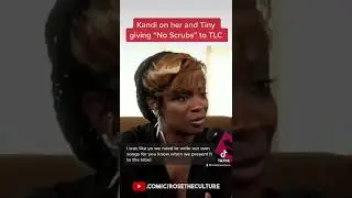 @kandi on her and #Tiny giving #noscrubs to @TLC #songwriter #hiphopculture #shorts  #kandiburruss