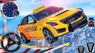 Real Taxi Car Stunts Simulator #2 - Impossible Ramp Car Stunt Driving 3D - Android GamePlay