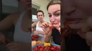 CRAWFISH W #CALLEYANDMEG @MegDav @Calley Blue #crawfish #crawfishseason #neworleans