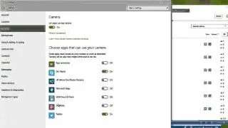 Windows 10 - Camera Privacy Settings