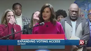 Governor Whitmer signs legislation expanding voting access
