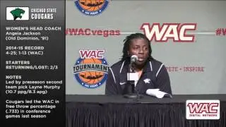 2015-16 WAC Basketball Preview - Angela Jackson, Chicago State