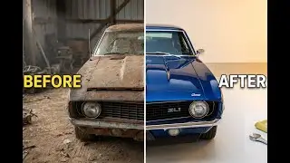 I Restored a DEAD 1969 Chevrolet Camaro ZL1&hellip; This Before & After Will Blow Your Mind (ASMR)