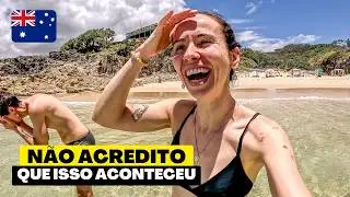 FOMOS EXPLORAR UMA ILHA NA AUSTRÁLIA E DEU NISSO