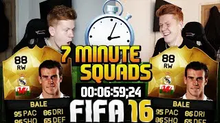 FIFA 16 7 MINUTE SQUAD BUILDER WITH INFORM BALE!! - Speed Squad Builder