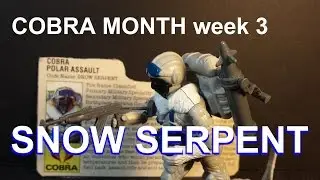 HCC788 - SNOW SERPENT - COBRA MONTH vintage G. I. Joe toy review! HD S02E27
