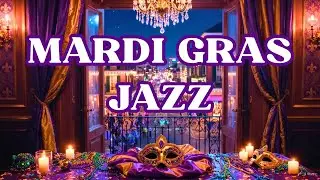 New Orleans Mardi Gras 2026 | Vintage Jazz Ambience from French Quarter Balcony