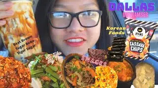 BEST VIETNAMESE DRIED noodles, Traditional Korean food, Tiger Sugar & Ding Tea Boba? MUST TRY Dallas