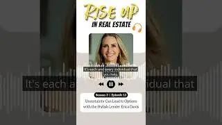 Uncertainty Can Lead to Options with the Stylish Lender Erica Davis #mortgagelender #realestateagent