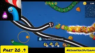Worms Zone .io Hungry Snake gameplay walkthrough part 20.9 #snake #snakewormazone #games #gameplay