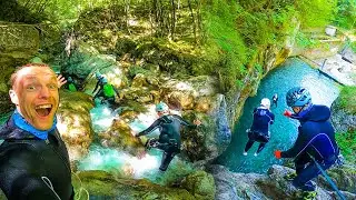 GEVAARLIJKE KLIM TOCHT DOOR DE GROTTEN VAN ITALIË 😱 #2526