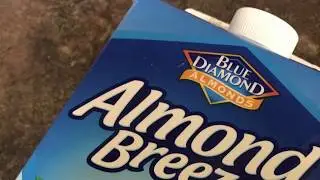 Inside A Blue Diamond Almond Milk