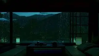 Deep Sleep Music with Rain by the Window & Gentle Piano for Insomnia Healing , Peaceful Night Sleep