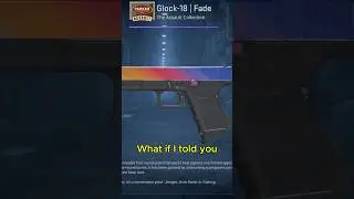 Budget Glock Fade With A Stickercraft? (ITS POSSIBLE) #cs2 #csgo #cs2skins
