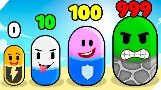 ЭВОЛЮЦИЯ БИТВЫ ТАБЛЕТОК С ВИРУСАМИ #3 ! Pill Fortress