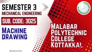 3025 | MACHINE DRAWING | MECHANICAL ENGINEERING