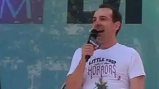 Rob McClure on Broadway in Bryant Park