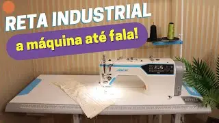 Máquina de Costura Reta Industrial Eletrônica A4E Jack |Sewing Machine | Dayse Costa
