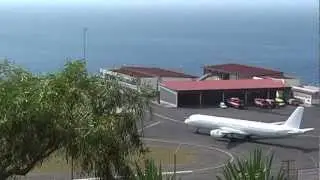Some spectacular takeoffs and landings at Madeira Airport Funchal