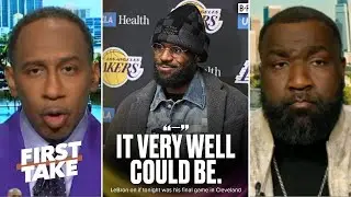 FIRST TAKE | “It’s Over!” — Stephen A. Believes LeBron Played His Final Game in Cleveland