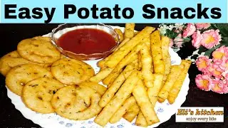 Easy Potato Snacks || crispy & crunchy potato snacks recipe by Eli's Kitchen