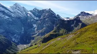 Mountain Bike Trail in Lauterbrunnen Switzerland via Rotstockhütte