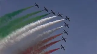 Aermacchi AT-339A (MB339 PAN) ~ Italian Air Force FRECCE TRICOLORI RIAT 2014-07-12