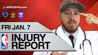 NBA DFS Injury Report Today: Luka Doncic Injury News Updates & DraftKings & FanDuel Lineups 1/7