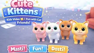 Billi Aur Bandar Ki Super Masti 🐱🐒 | Funny Cartoon for Kids