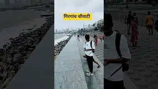 girgaon Chowpatty vs marine drive #shorts #mumbai