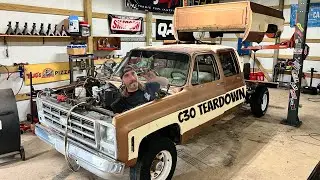 Ripping Apart My &rsquo;79 C30 &ndash; Engine, Trans & Bed GONE in One Day!